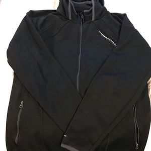 Black workout sweater